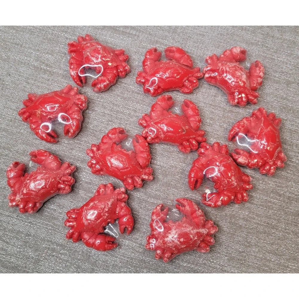 Cape Shore Lot of 11 Small‎ Red Crab Individually Wrapped Soap - NEW OLD STOCK